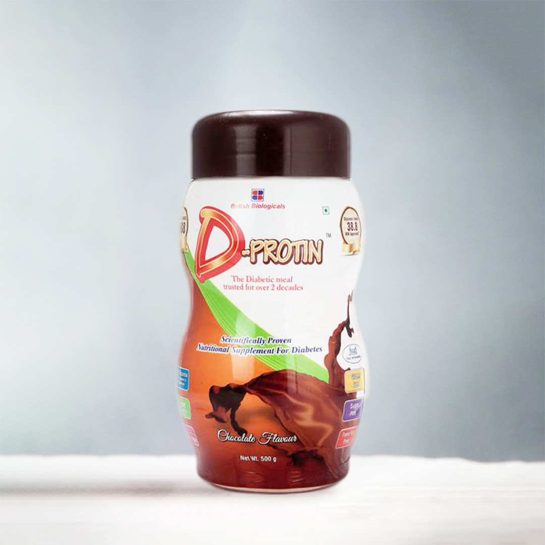 D-Protin Nutritional Supplement for Diabetics | Flavour Chocolate Powder